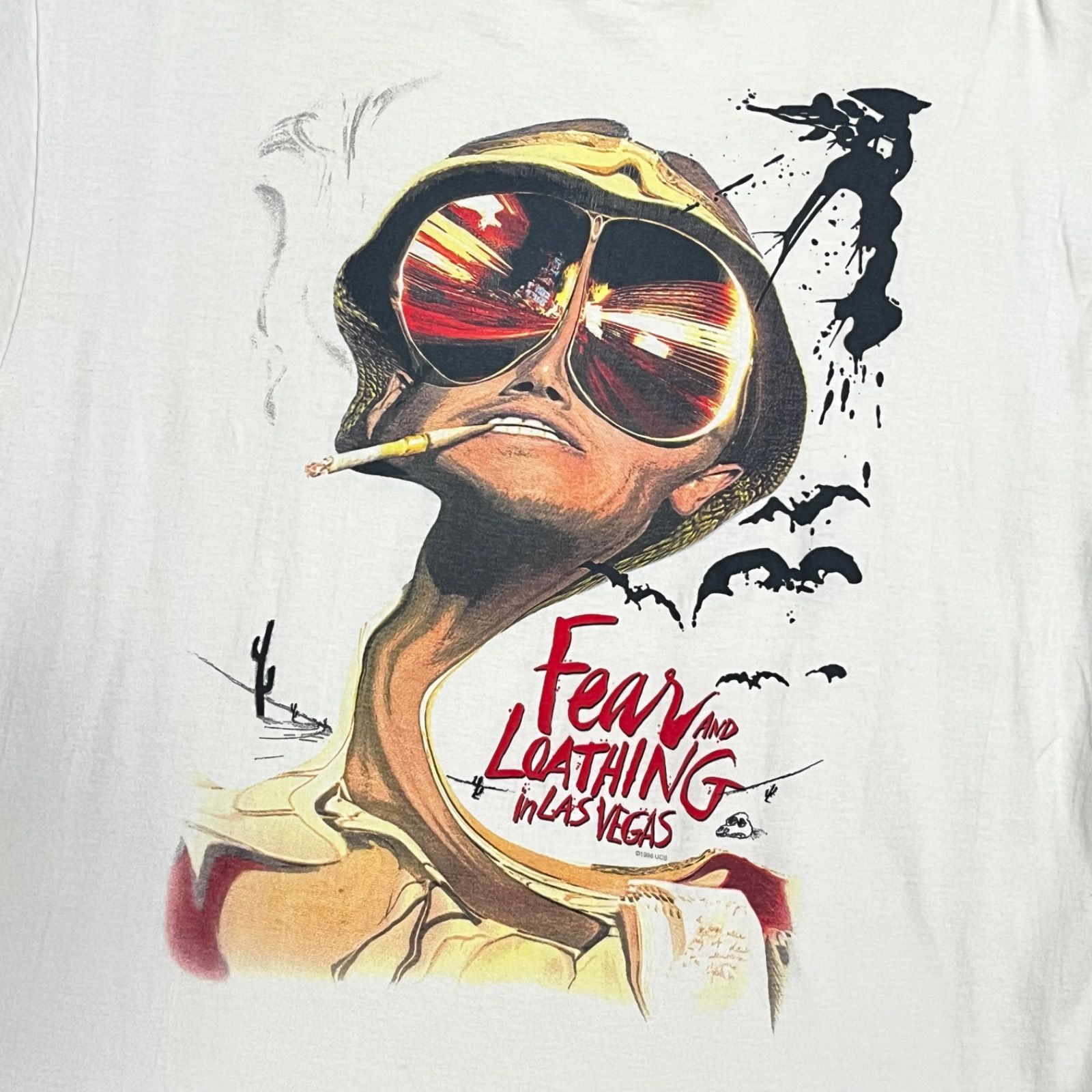 90s fear an loathing in Las Vegas ラスベガスをやっつけろ　ムービー/映画　Tシャツ Usa製 アメリカ製