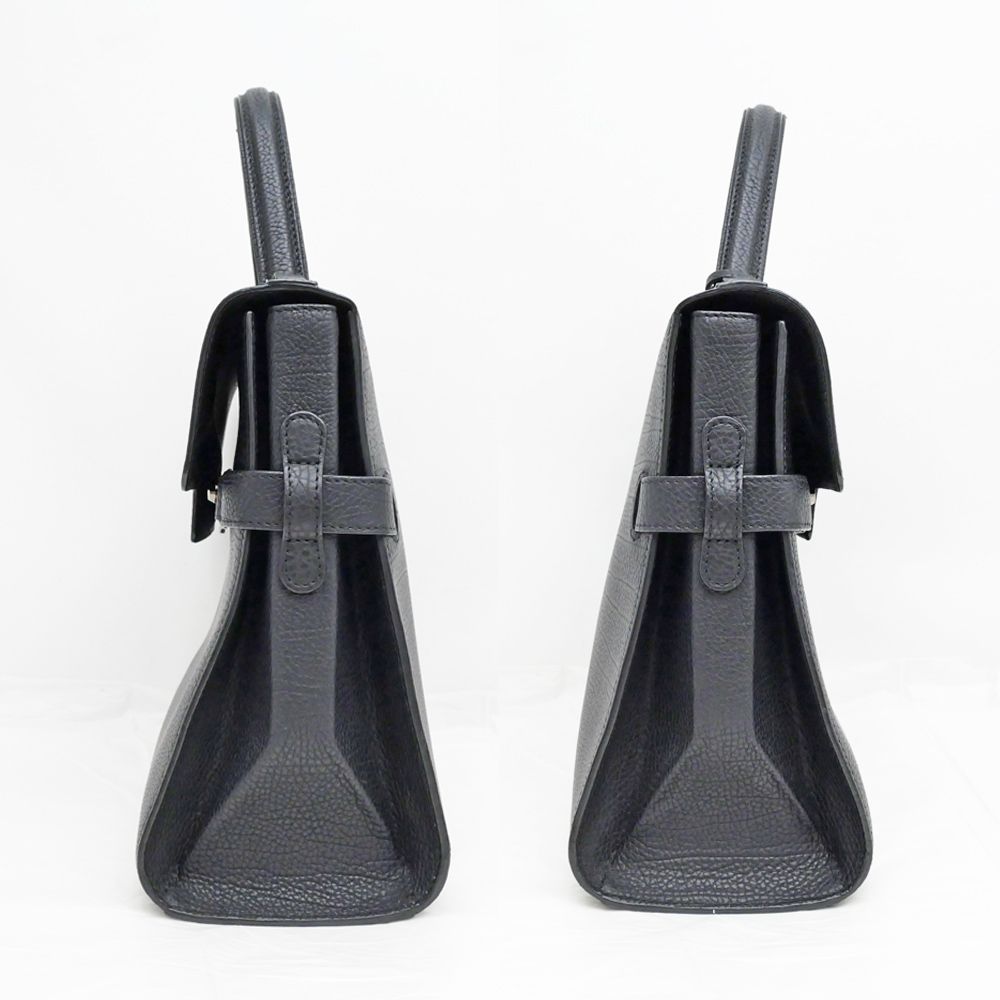 名東】【DELVAUX】デルヴォー タンペートGM ブラック ハンド 2WAY