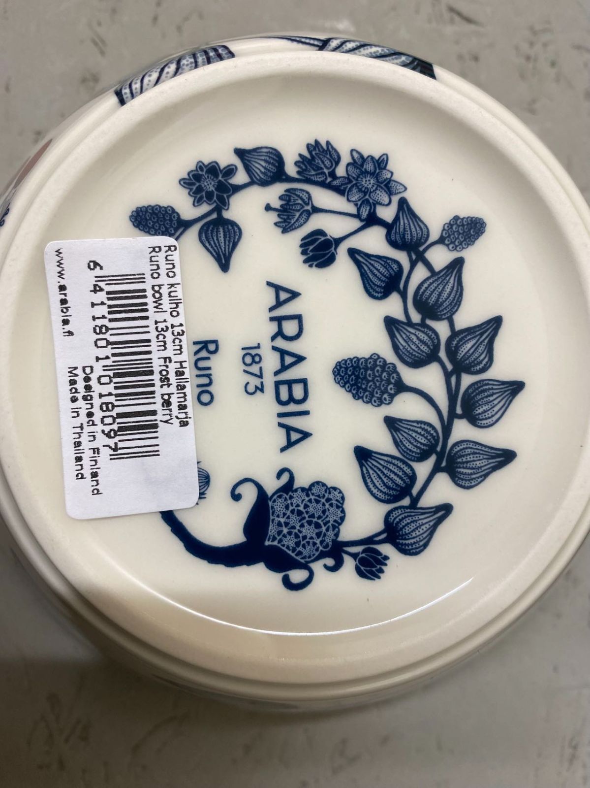 新品】ルノ アラビア フロストベリー ピッチャー 150周年バック