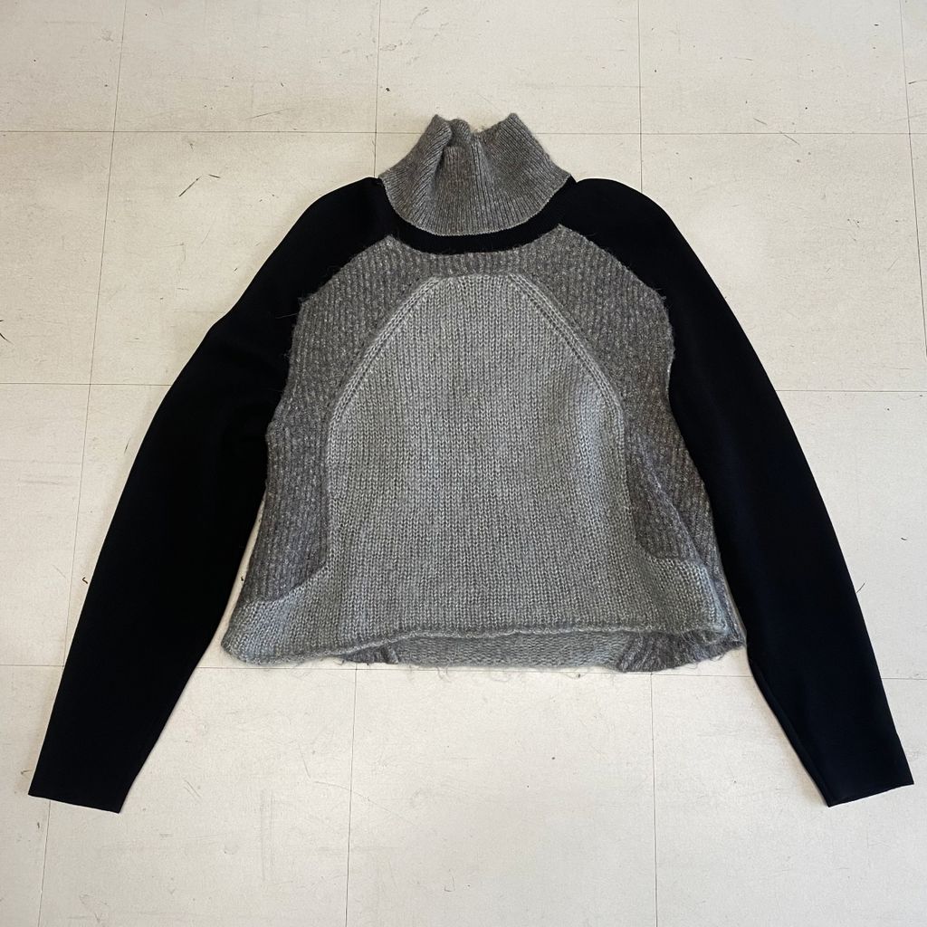 HELMUT LANG ヘルムートラング ハイネックテックニット SIZE M 中目黒A05