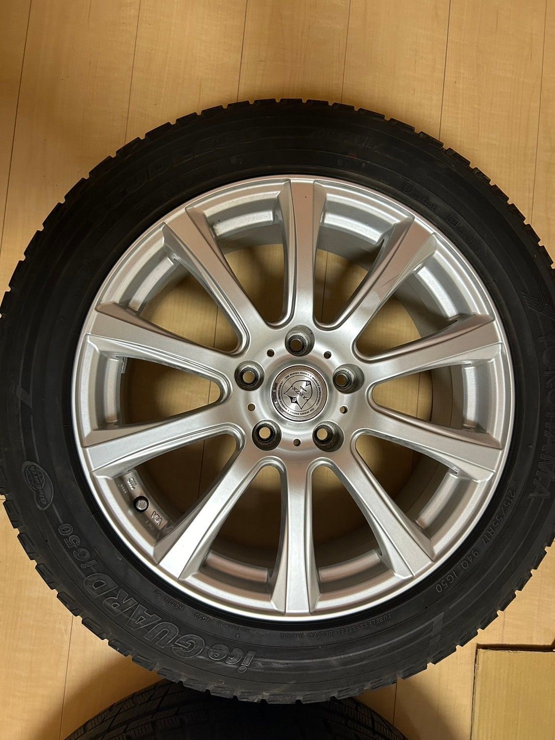 【YOKOHAMA ice GUARD iG50x3 iG50 PLUSx1 215/55R17】【三菱 グランディス 純正ホイール 17インチ 7J5HPCD114.3+46】　(MTJ124) クレジットカード QRコード決済可能 YOKOHAMA ice GUARD iG50x3 iG50 PLUSx1 215/55R17】【三菱