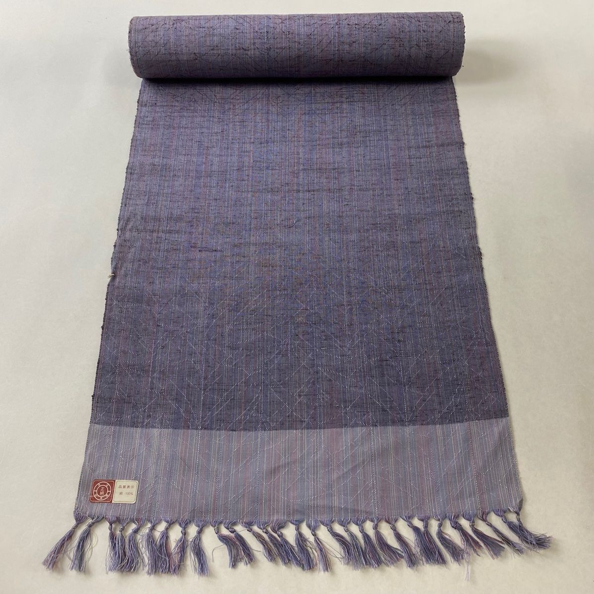 S.H.Figuarts 仮面ライダーインペラー 反物 秀品 紬 縞 紫 正絹 中古