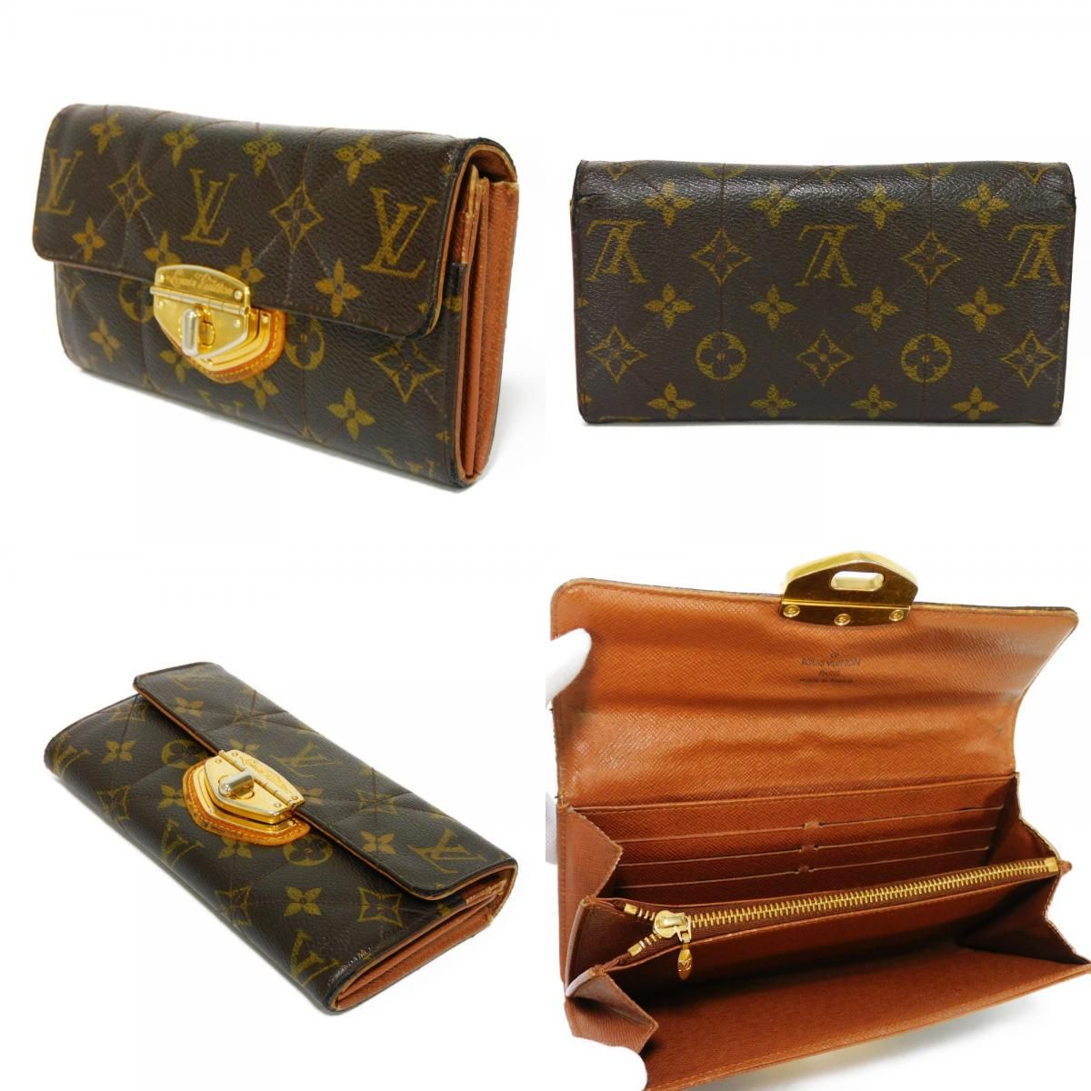 LOUIS VUITTON ルイ・ヴィトン ポルトフォイユ・サラ ターンロック 