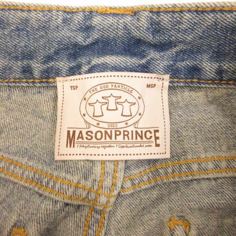 MASONPRINCE メゾンプリンス タグ付きデニムパンツ size1/ブルー