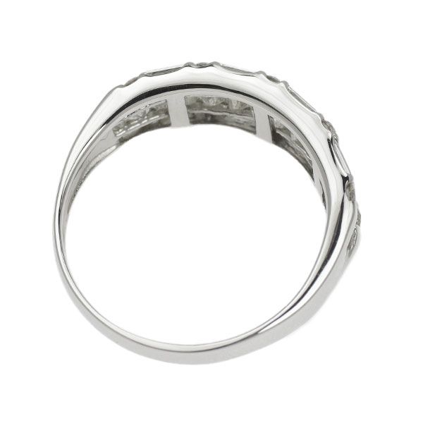 Pt.900　ダイヤ1.00ct 楽天市場】Pt900【1.00ct】ダイヤモンド パヴェ リング【送料