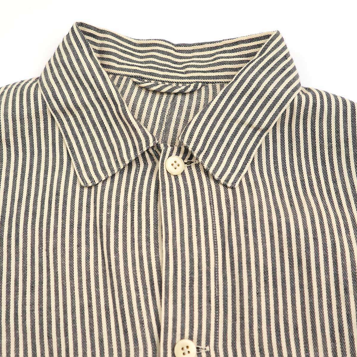 COMOLI ストライプブルゾン サイズ2 V01-01023 COMOLI コモリ 22SS