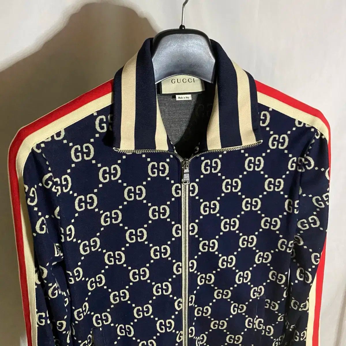 GUCCI(グッチ) GG ジャカード コットン ジップアップ ジャケット
