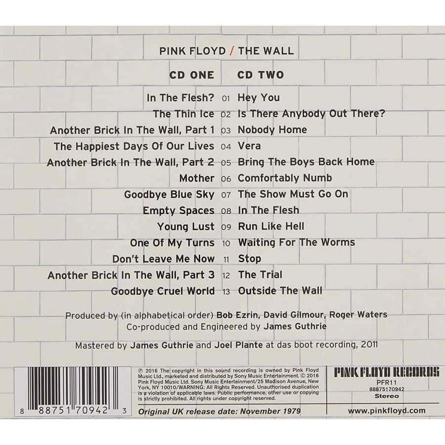pinkfroyd CD 19枚 ピンクフロイド CD アルバム PINK FLOYD THE WALL REMASTERED