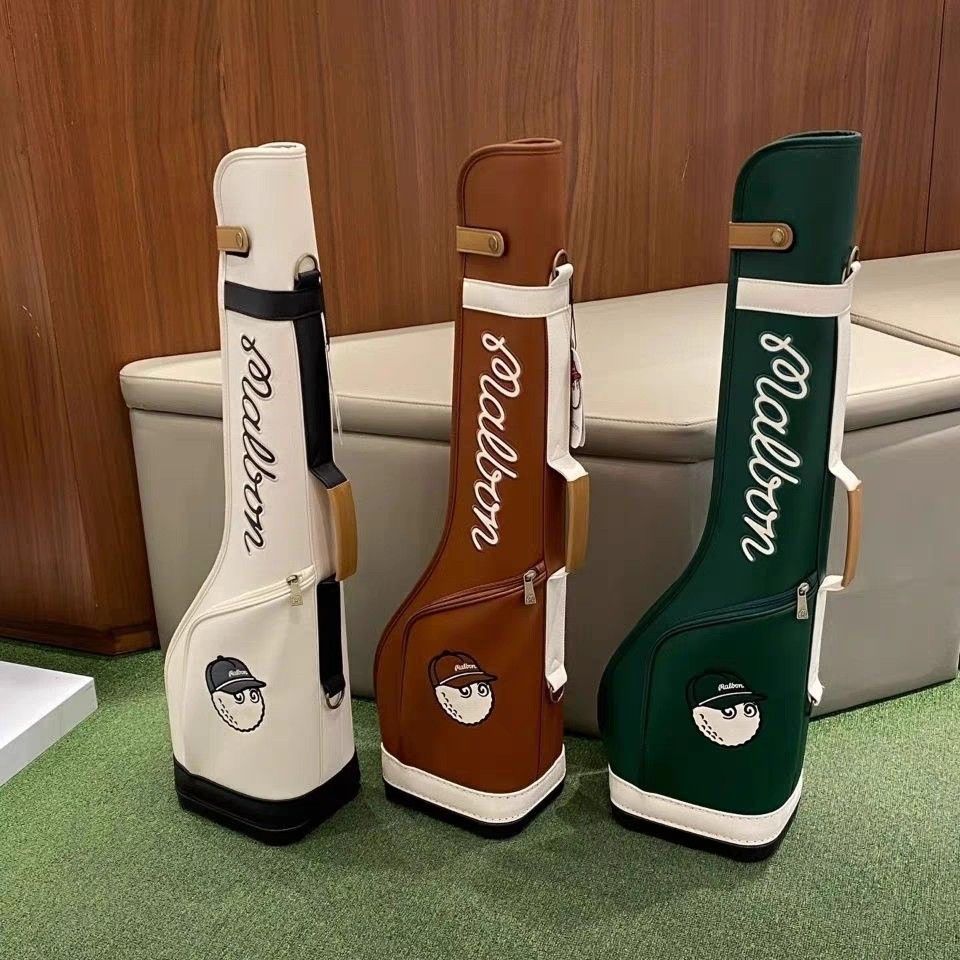 大人気 malbon golf マルボンゴルフ キャディバッグ 自立型 ゴルフバッグ グリーン&マルボンゴルフ 安定感 防水耐摩耗性 撥水性 練習用