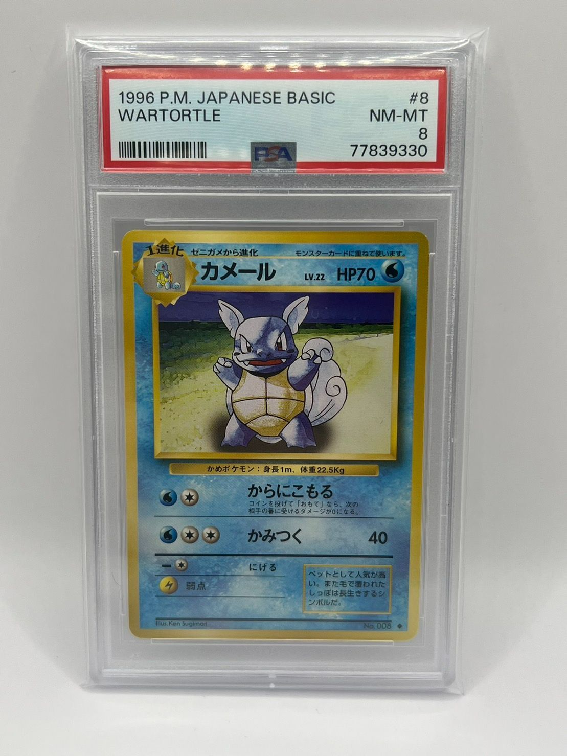 PSA8 カメール 旧裏 拡張パック 第1弾 初代 No.008 JPN - CardBoutique