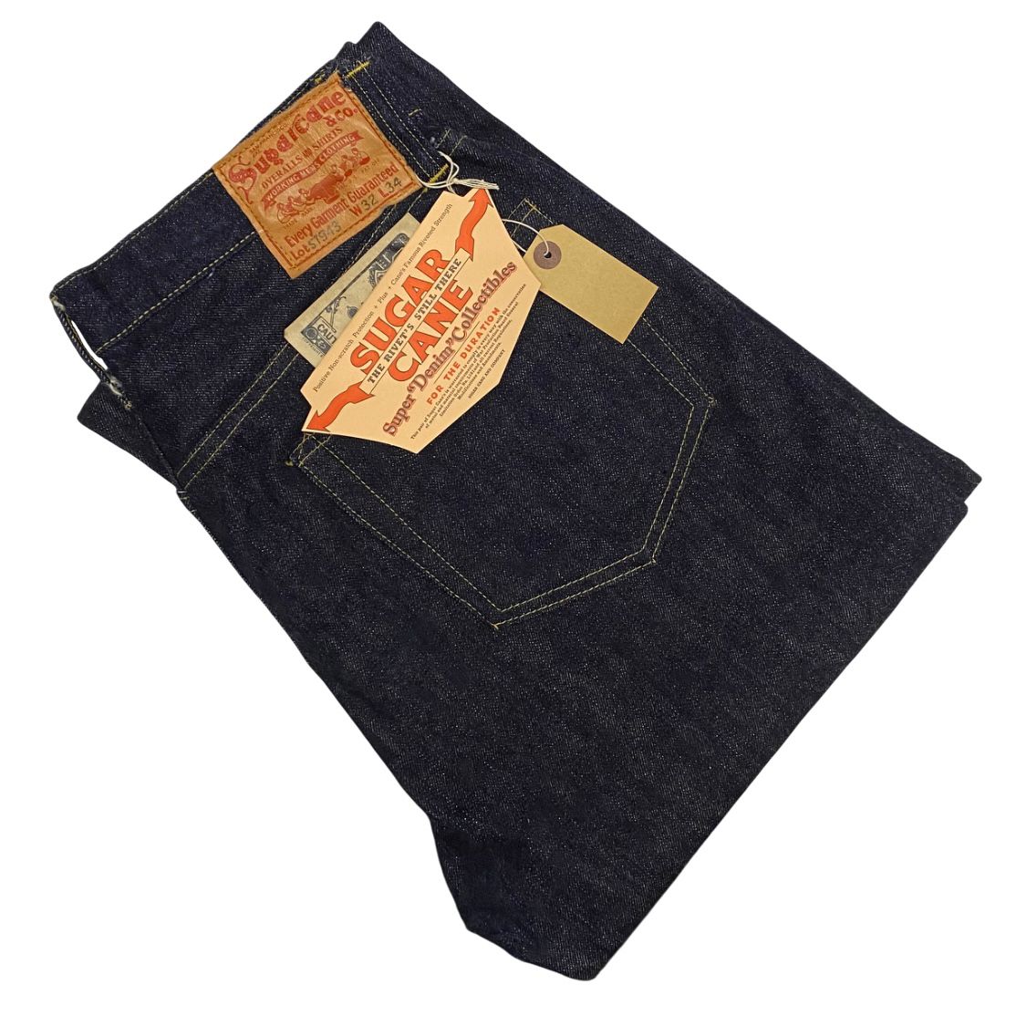 シュガーケーン SUGAR CANE BLUE DENIM WAIST OVERALLS “S1943” MODEL