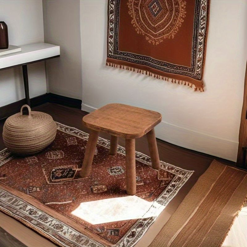 ヴィンテージ オークソリッド　スツール 新品・未使用】スツール オーク材 ヴィンテージスタイル