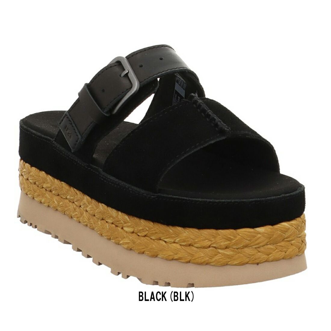 【UGG】Aubrey アンクル ストラップ サンダル スエード ロゴ 2色 UGG (アグ) スエードアッパー ロゴ ストラップサンダル