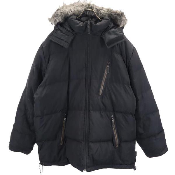 カルバンクライン 長袖 ダウンジャケット XXL ブラック Calvin Klein 