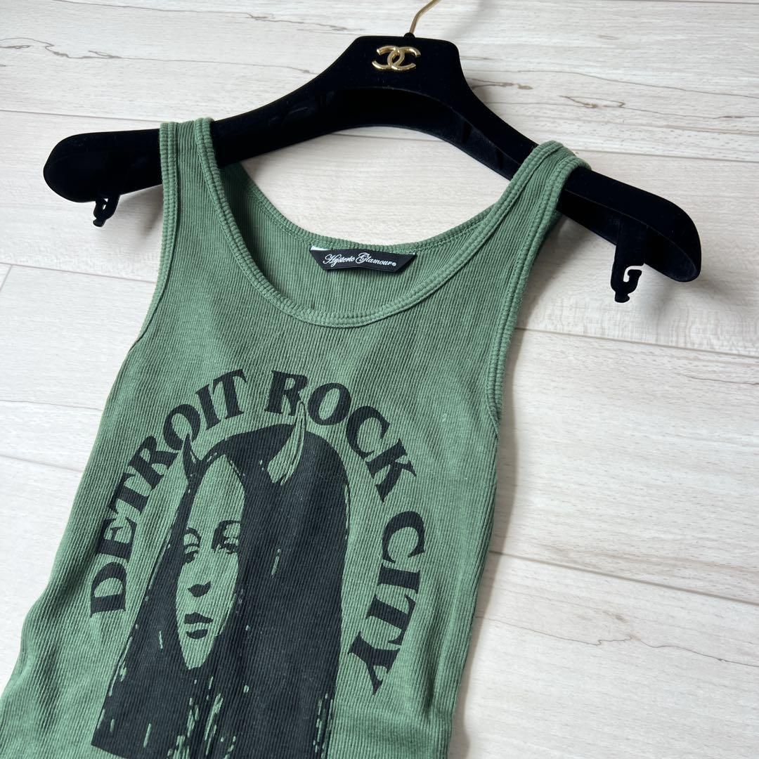 WOMAN リブタンクトップ