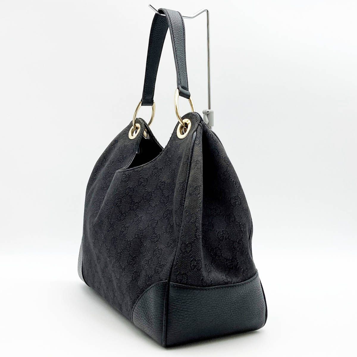 GUCCI グッチ GG柄 ショルダーバッグ ホーボー 肩掛け バッグ GG