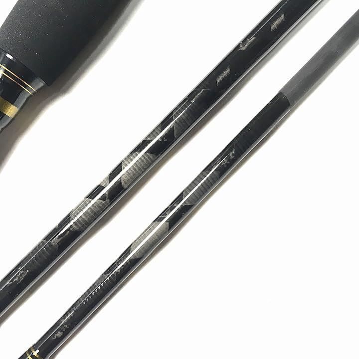 ブラック 7ftジギングロッド3ピース