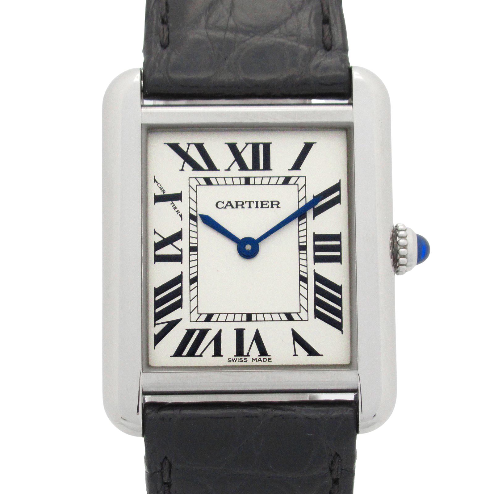 カルティエ CARTIER 腕時計 タンク ソロSM W5200005 シルバー ステンレススチール タンク ソロ SM レディース Used A