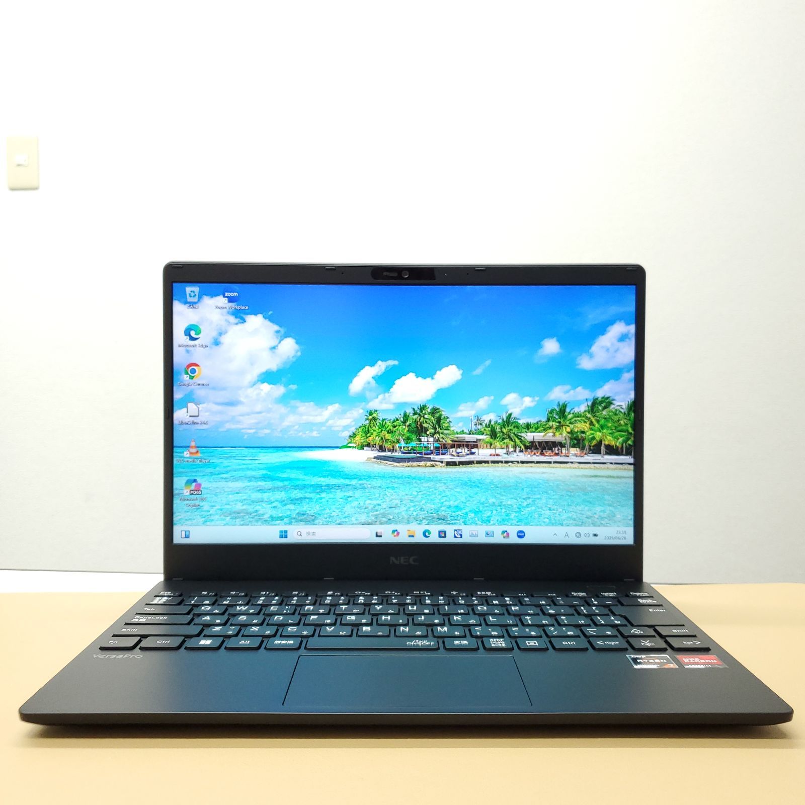 商品番号1873 NEC 13.3型ノートパソコン 2025年製 Ryzen7-5700U