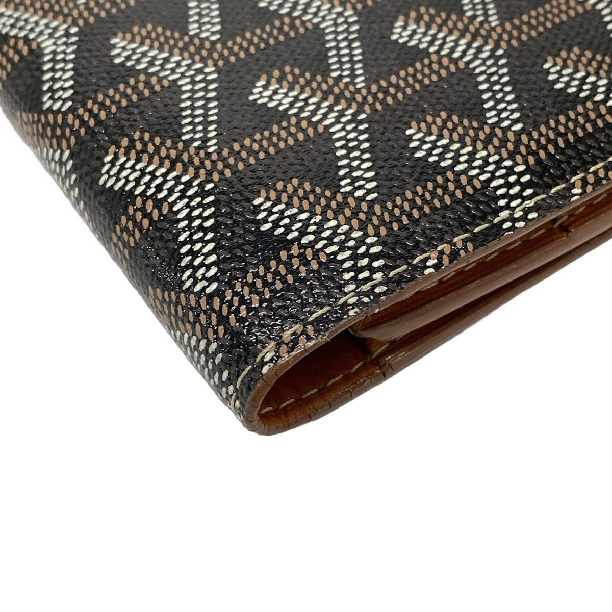 GOYARD(ゴヤール) 長財布 - 黒×ブラウン×マルチ - メルカリ 
