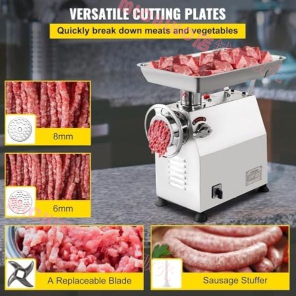 2つの粉砕ヘッドと2つのブレードを備えたレストラン用高効率