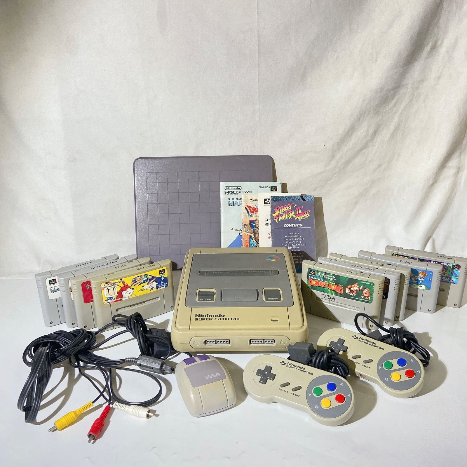 【ジャンク品】Nintendo スーパーファミコン 本体 コントローラー ソフト ジャンク品】任天堂 Nintendo ニンテンドー スーパーファミコン