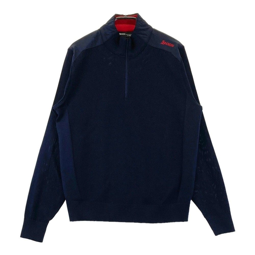 サイズ：M SRIXON スリクソン by DESCENTE ハーフジップ長袖