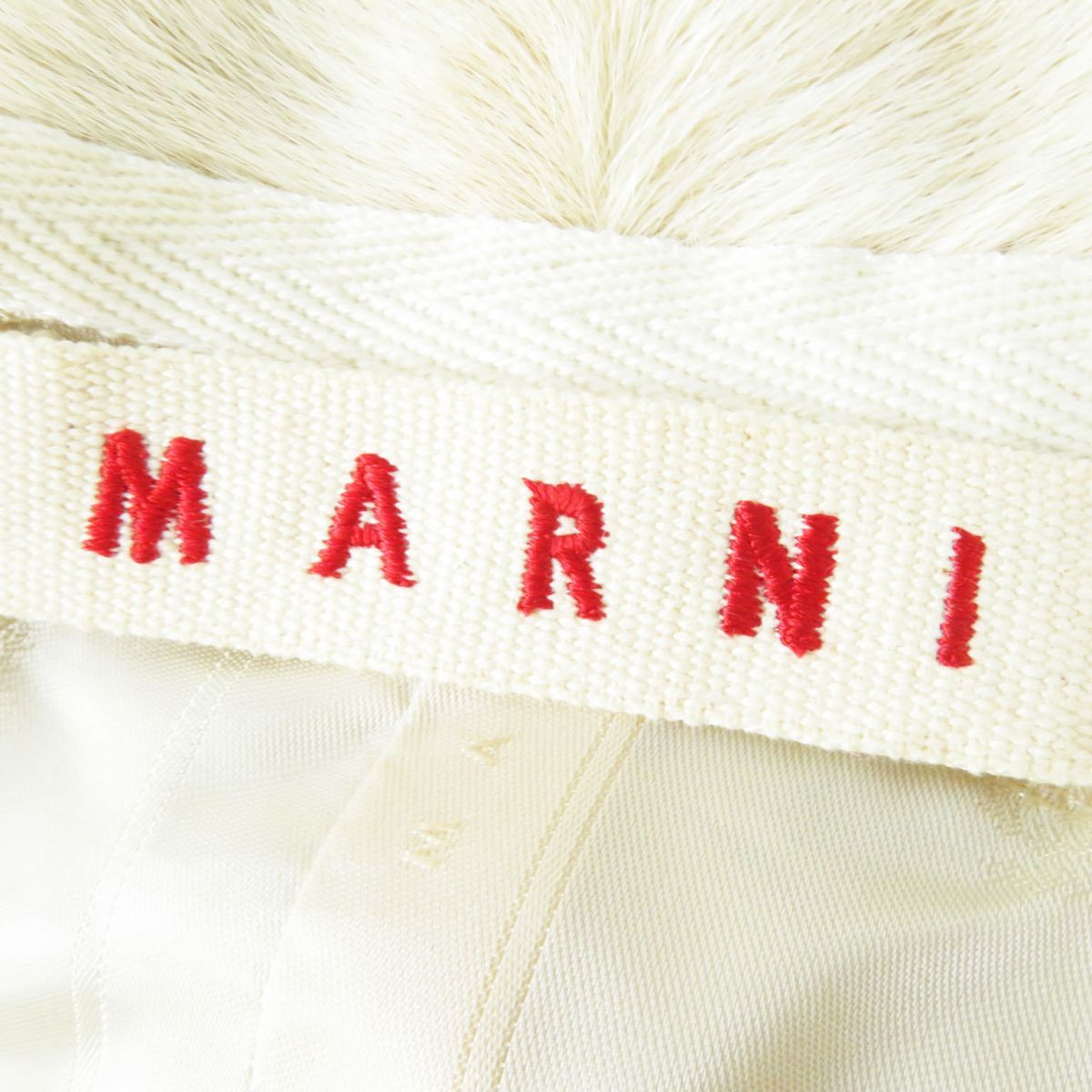 極美品◎正規品 イタリア製 MARNI マル二 レディース ダンカリアファー