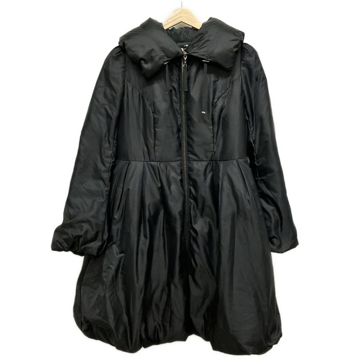 cotoo コトゥー キルティング コート黒　三陽商会COTOO コトゥー/COTOO】三陽商会 黒 キルティング Aライン ロングコート