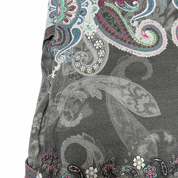 伊太利屋 ボタン留め 上着 anc GKITALIYA 伊太利屋 カーディガン 13 グレー ピンク 青