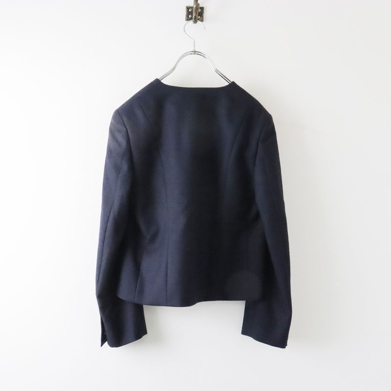 MARGARET HOWELL FOX BROTHERS ノーカラージャケット 美品 マーガレットハウエル MARGARET HOWELL × FOX BROTHERS