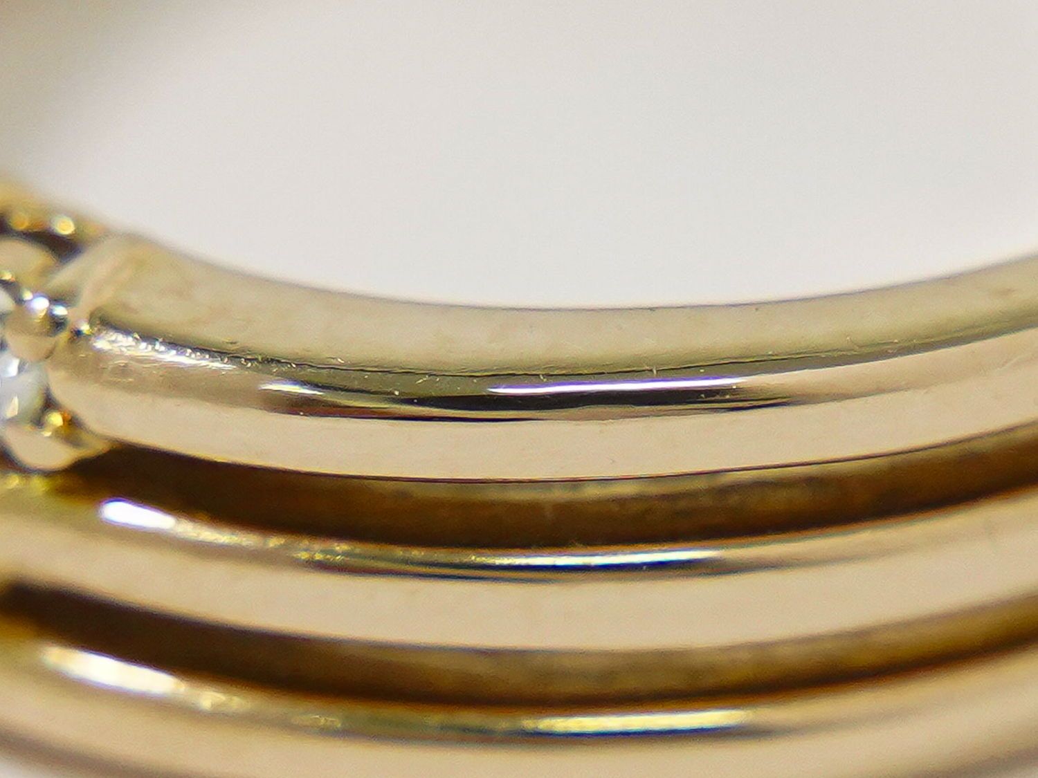 本物 コンコルド Concord ダイヤモンド 0.20ct 750 PG リング 指輪  