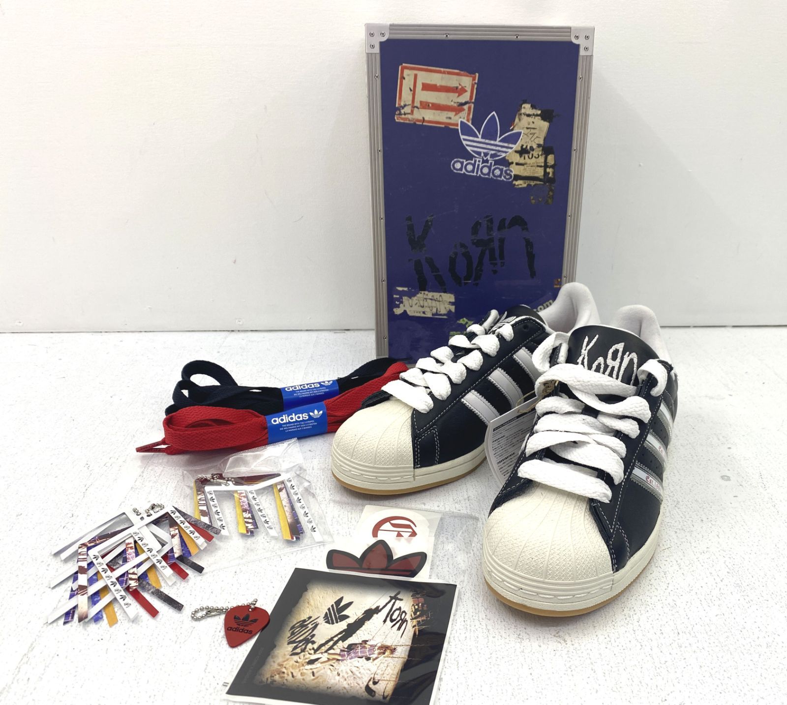 盛岡80-0062 adidas アディダス × KORN コーン SUPERSTAR スーパースター IH1313 27㎝ |80 メンズ