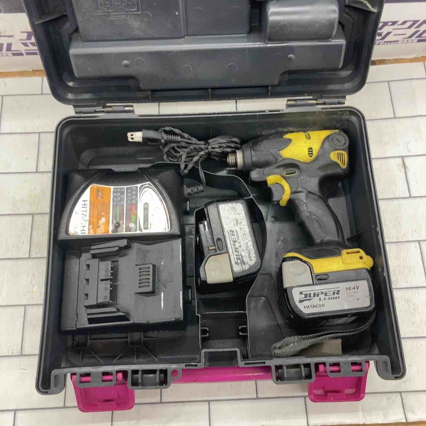 ハイコーキ HIKOKI 旧 日立工機 コードレスインパクトドライバー アクティブイエロー WH14DSL2 2LSCK Y 所沢店