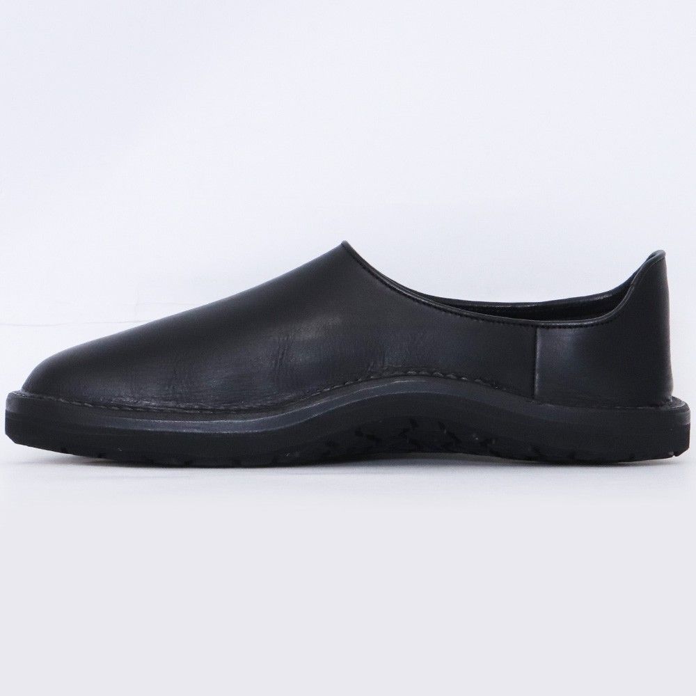 26.5cm YOKO SAKAMOTO Leather Footbed Slip- On ブラック - メルカリ