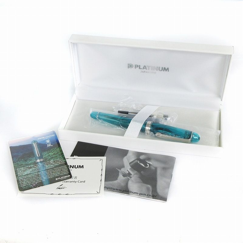 プラチナ PLATINUM 美品 3776 CENTURY 薫風 富士旬景シリーズ 万年筆