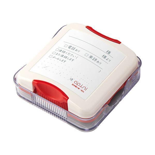 (まとめ）シヤチハタ オピニふせん用伝言メモスタンプ 電話＆来訪メモ OPI-PET-T1/H 1個【×10セット】 7,881円