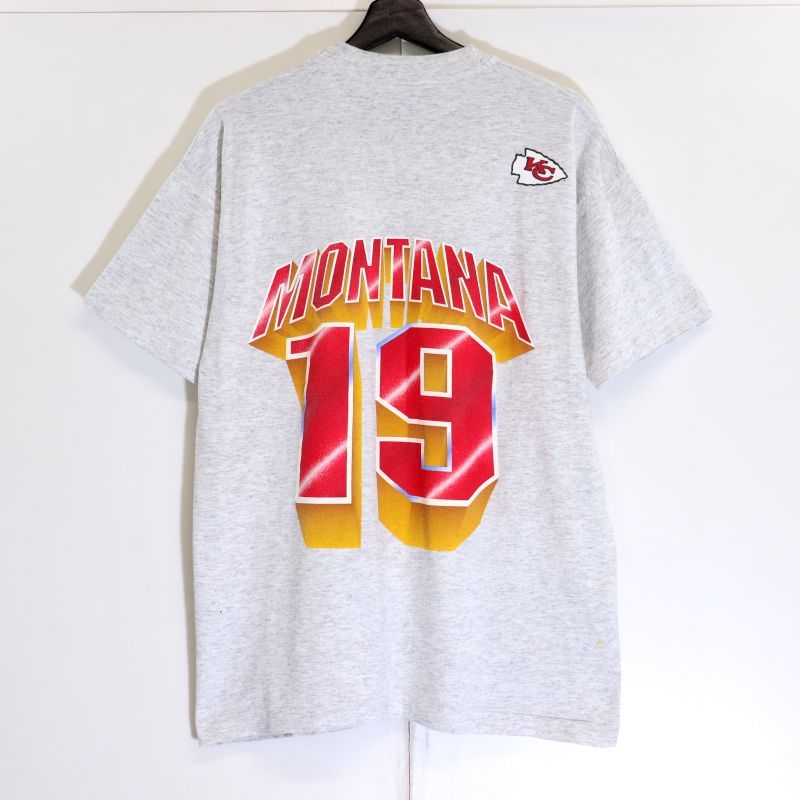 90s USA製 NFL vintage カンザスシティ・チーフス 霜降り 半袖Tシャツ
