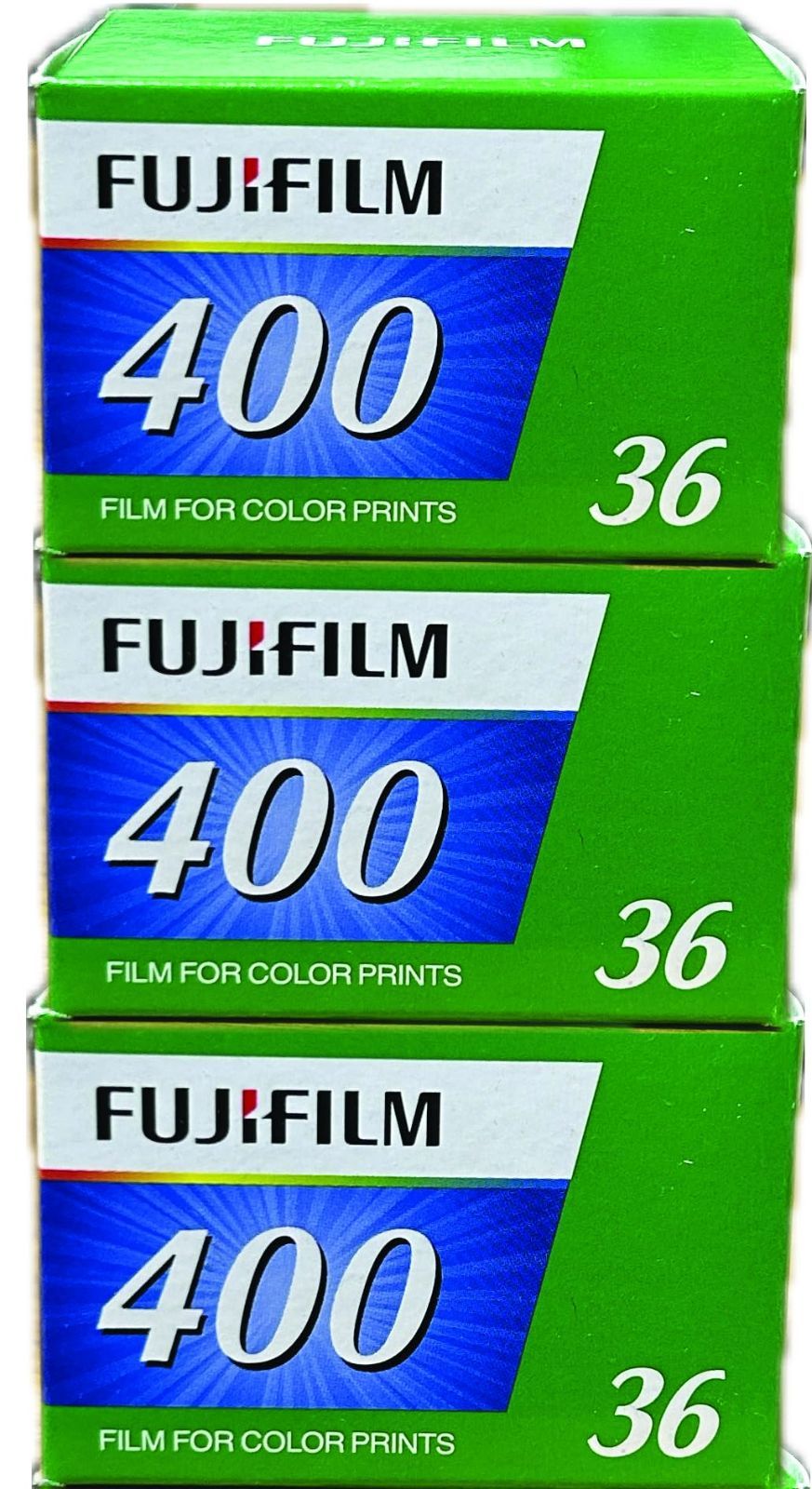数量 プリント用フィルム 400 36枚撮り フジフィルム 3本セット