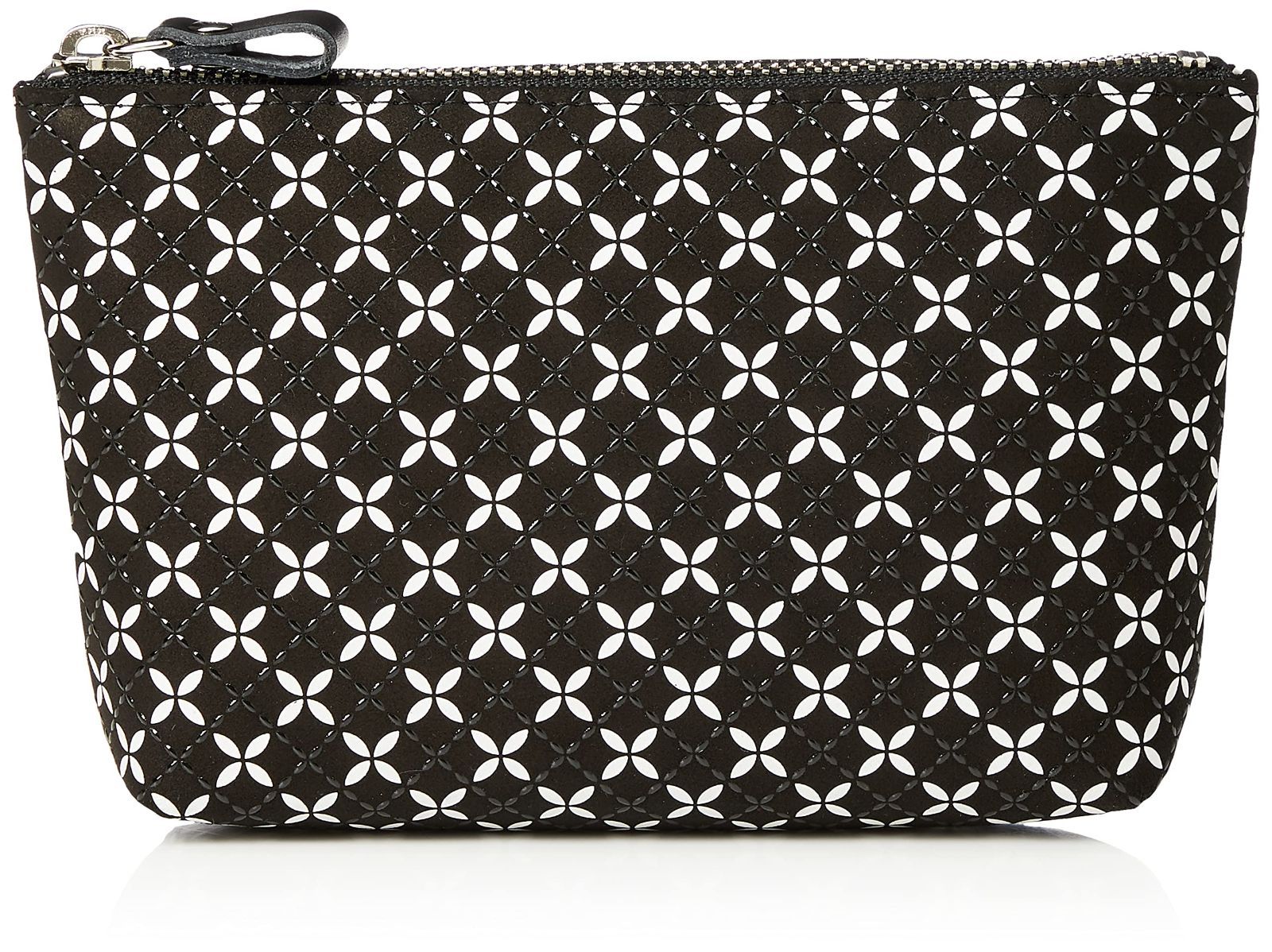 新着商品 そよか 黒地×黒漆×白更紗 印傳屋ポーチ 8810 インデンヤ 黒地×白更紗黒漆