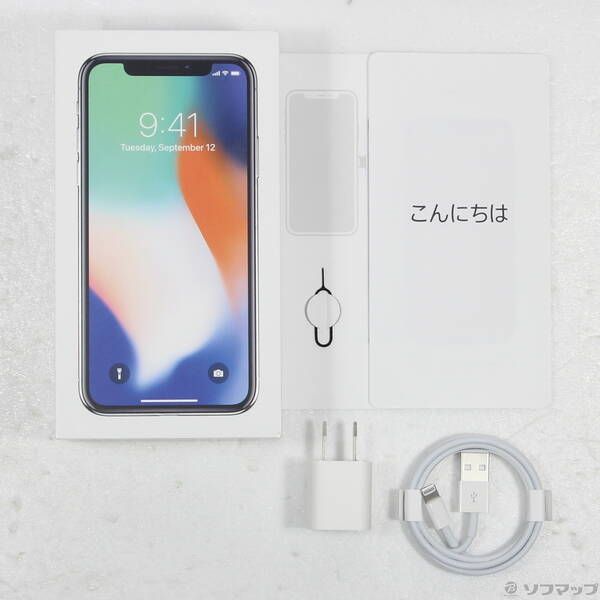 iPhoneX 64GB 【即日発送】iPhoneX 64GB 【公式通販】 Silver 携帯電話本体