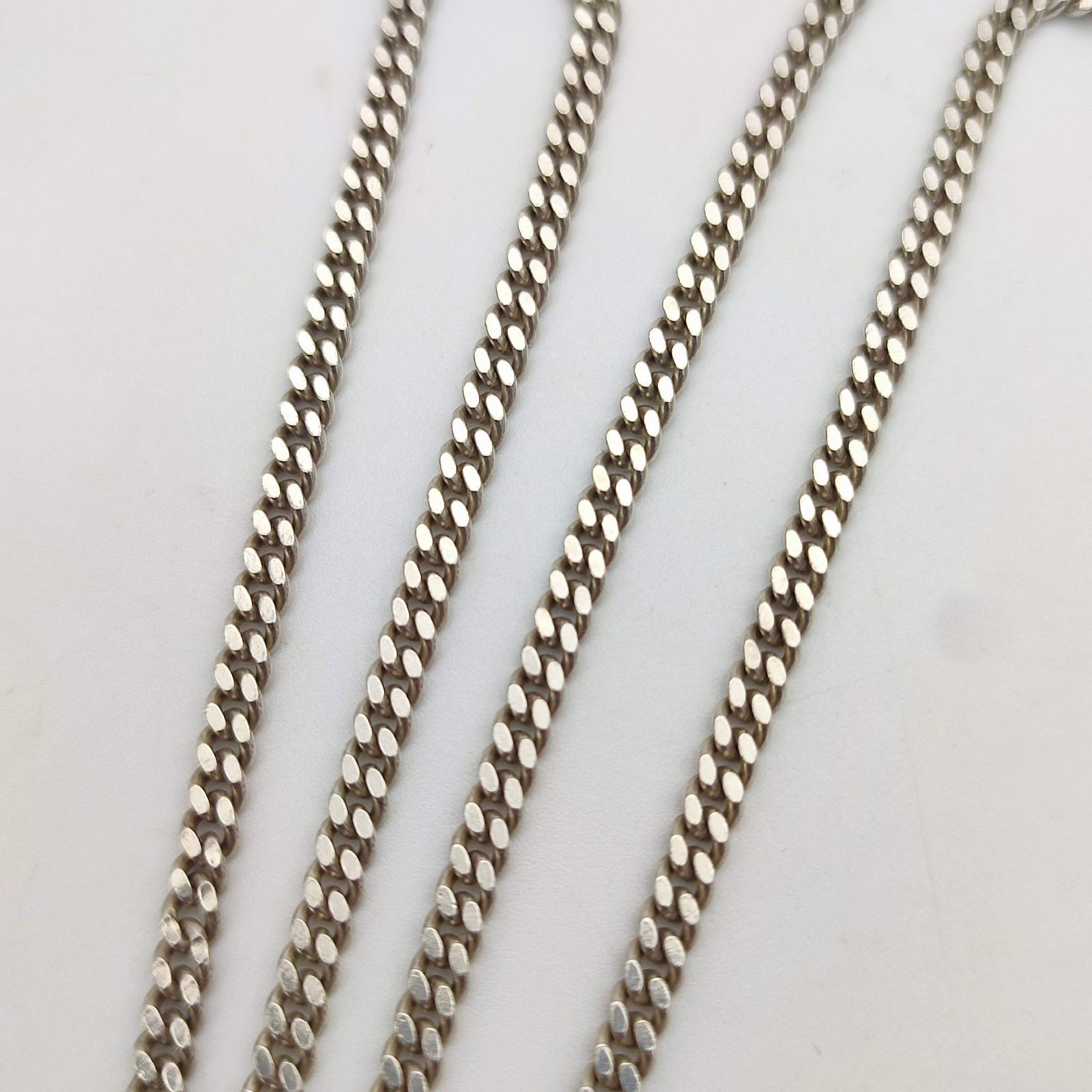 美品】スタージュエリー シルバーチェーンネックレス 喜平 51㎝ 16g 
