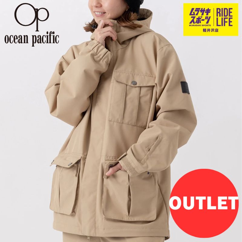 ムラスポ公式 OP オーピー 543301 JACKET BEG レディースLサイズ 23-24 レディース スノーウエアー スノーボード アウトレット 55％OFF