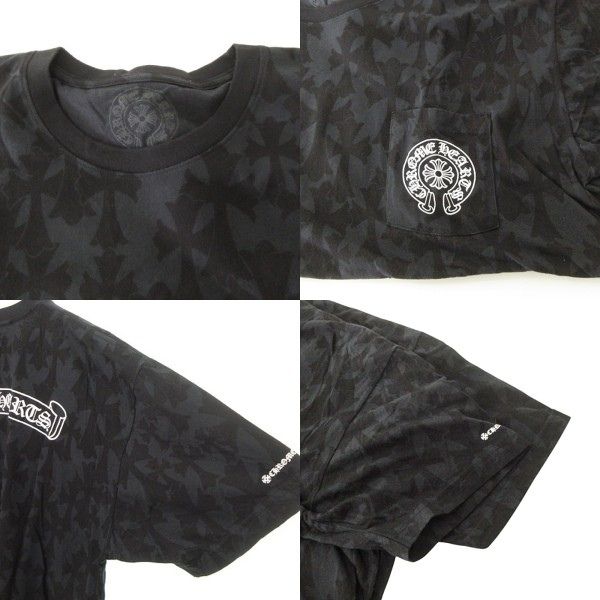 クロムハーツ CHROME HEARTS 24SS Graveyard Cemetery Cross Tee 