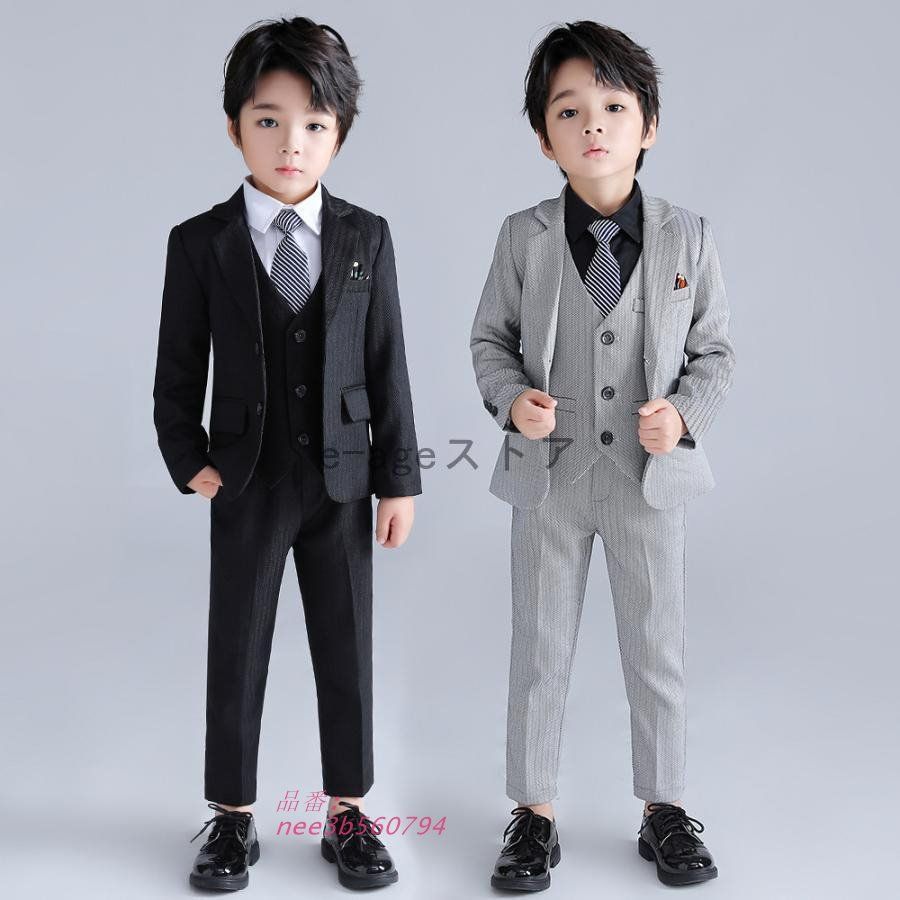 小学校 卒業式 スーツ 男子 フォーマル 男の子 スーツ 子供服 4 子供 発表会 結婚式 男の子用スーツ 入学式 5点セット 卒業式 七五三 nee3b560794