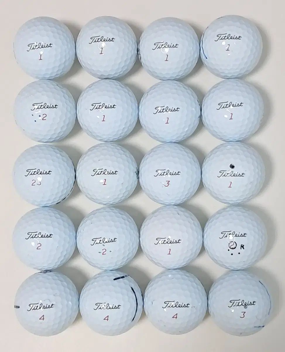4 ピース) A レベル Titleist(タイトリスト) pro v1x 20