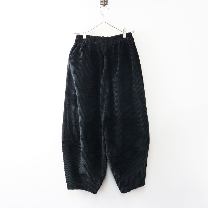 山中とみこ CHICU CHICU5 31 コーデュロイ カボチャパンツ ｜ブラック ボトムス ロング コールテン バルーン ワイド 2400014635164