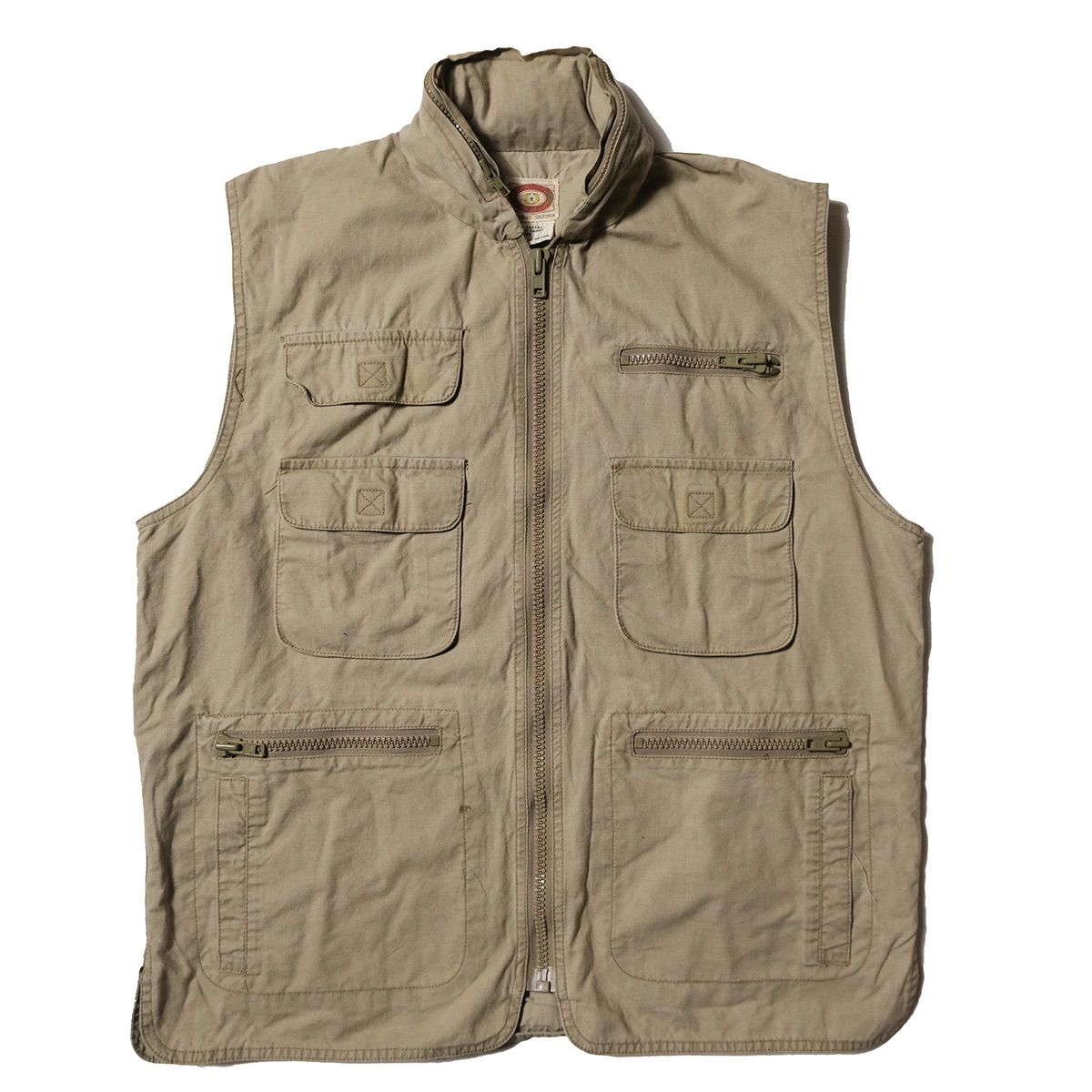 80s BANANA REPUBLIC バナリパ コットン サファリベスト 80年代 BANANA REPUBLIC バナナリパブリック サファリベスト メンズL