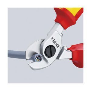 KNIPEX クニペックス 1000V絶縁ケーブルカッター バネ付 全長165mm 9526-165 HRDEVELOPMENT_JP