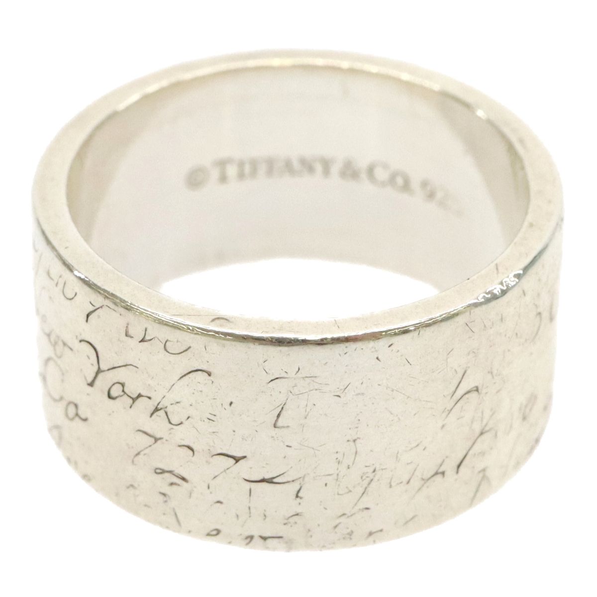 Tiffany ティファニー ノーツ　セミワイド　リング 指輪 約13号 楽天市場】ティファニー 13号の通販